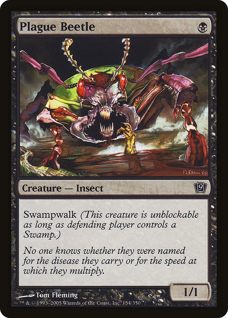 Plague Beetle — Ninth Edition — Magic: The Gathering