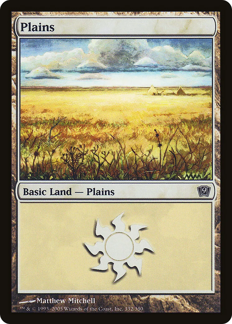 Plains — Ninth Edition — Magic: The Gathering