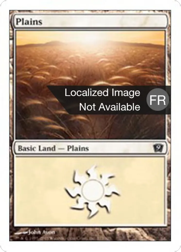 Plaine — Ninth Edition — Magic: The Gathering