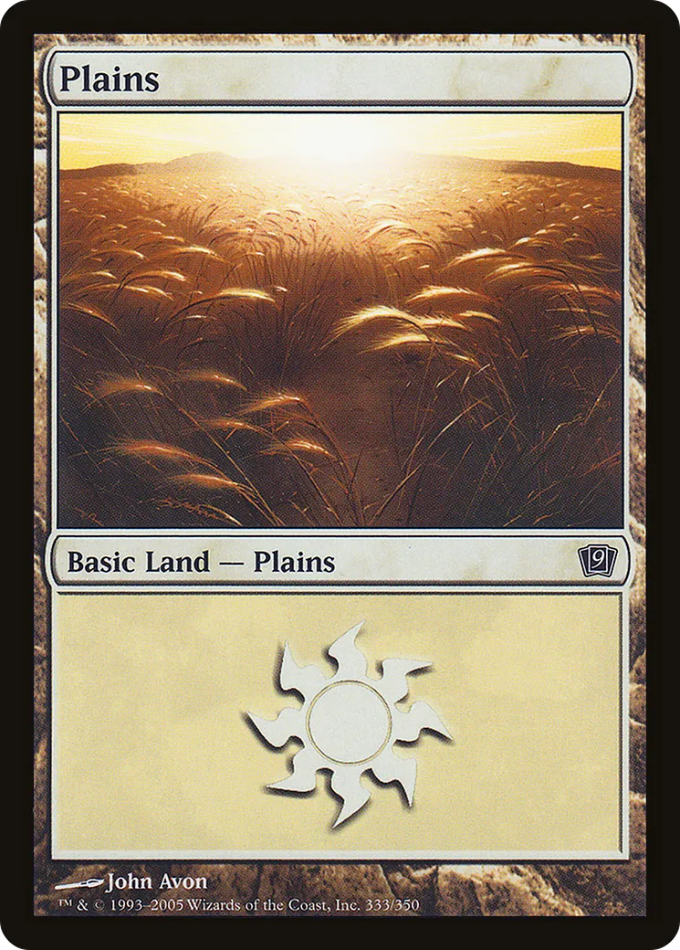 Plains — Ninth Edition — Magic: The Gathering