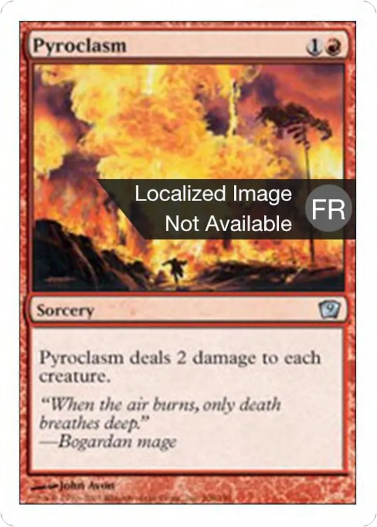 Pyroclasme — Ninth Edition — Magic: The Gathering