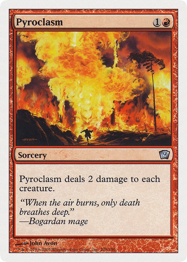 Pyroclasm — Ninth Edition — Magic: The Gathering