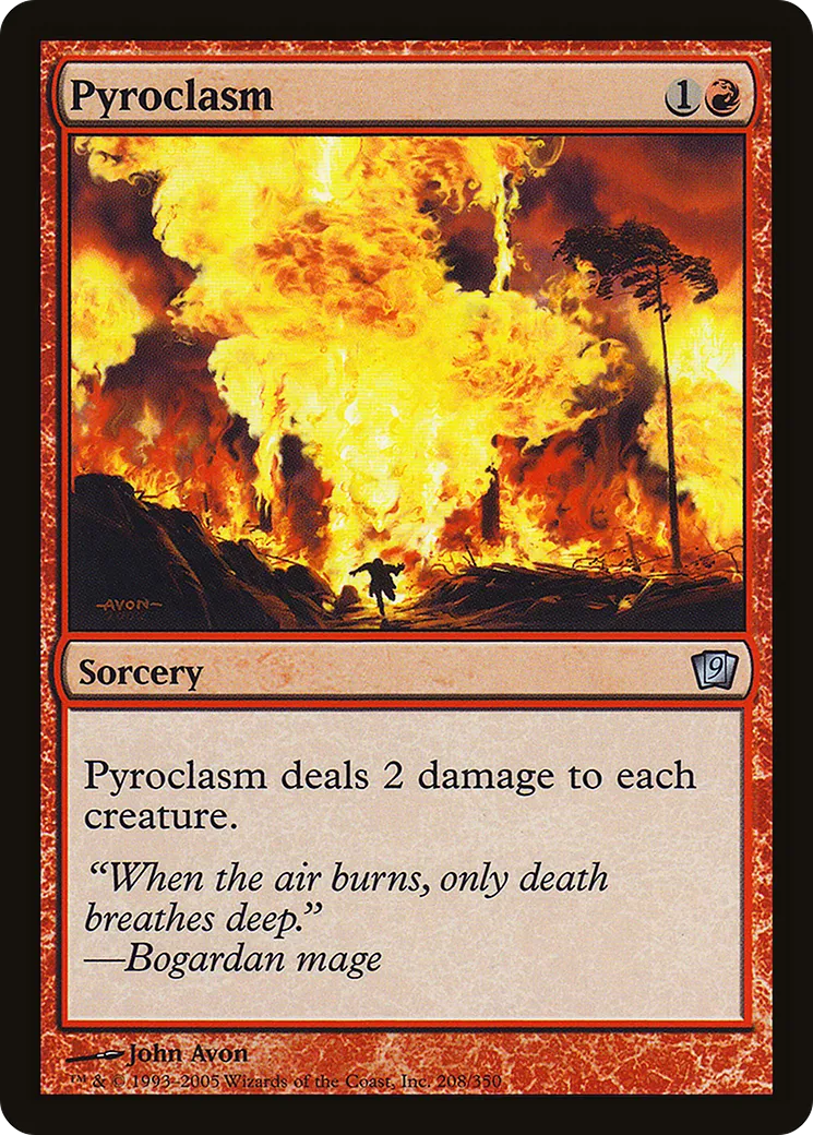 Pyroclasm — Ninth Edition — Magic: The Gathering