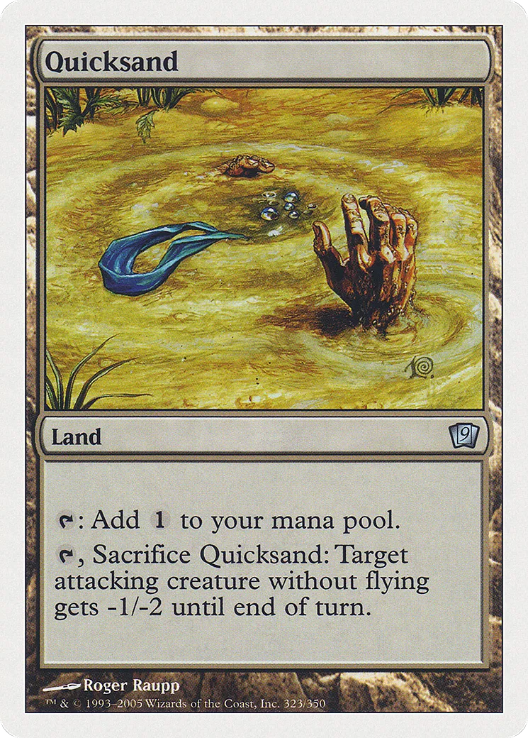 Sables mouvants — Ninth Edition — Magic: The Gathering