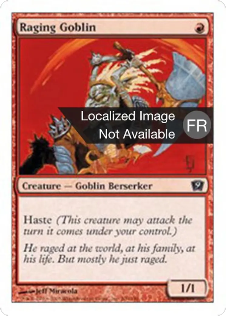 Gobelin enragé — Ninth Edition — Magic: The Gathering