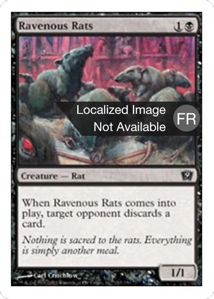 Rats voraces — Ninth Edition — Magic: The Gathering