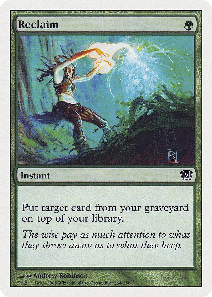 Récupération — Ninth Edition — Magic: The Gathering