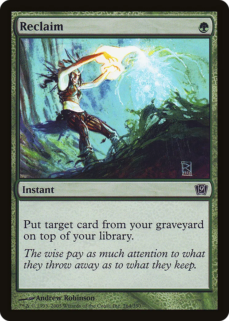 Reclaim — Ninth Edition — Magic: The Gathering