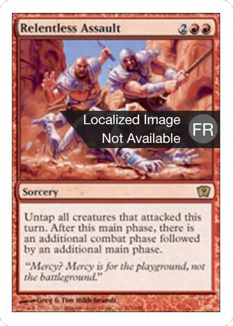 Assaut implacable — Ninth Edition — Magic: The Gathering