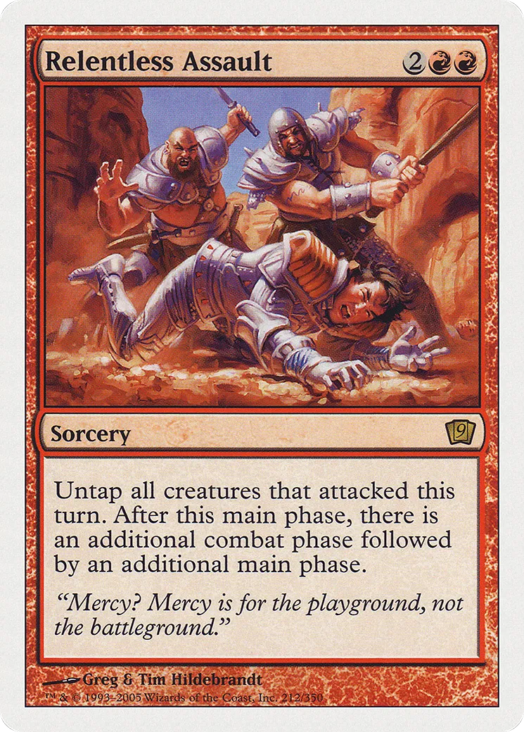 Relentless Assault — Ninth Edition — Magic: The Gathering