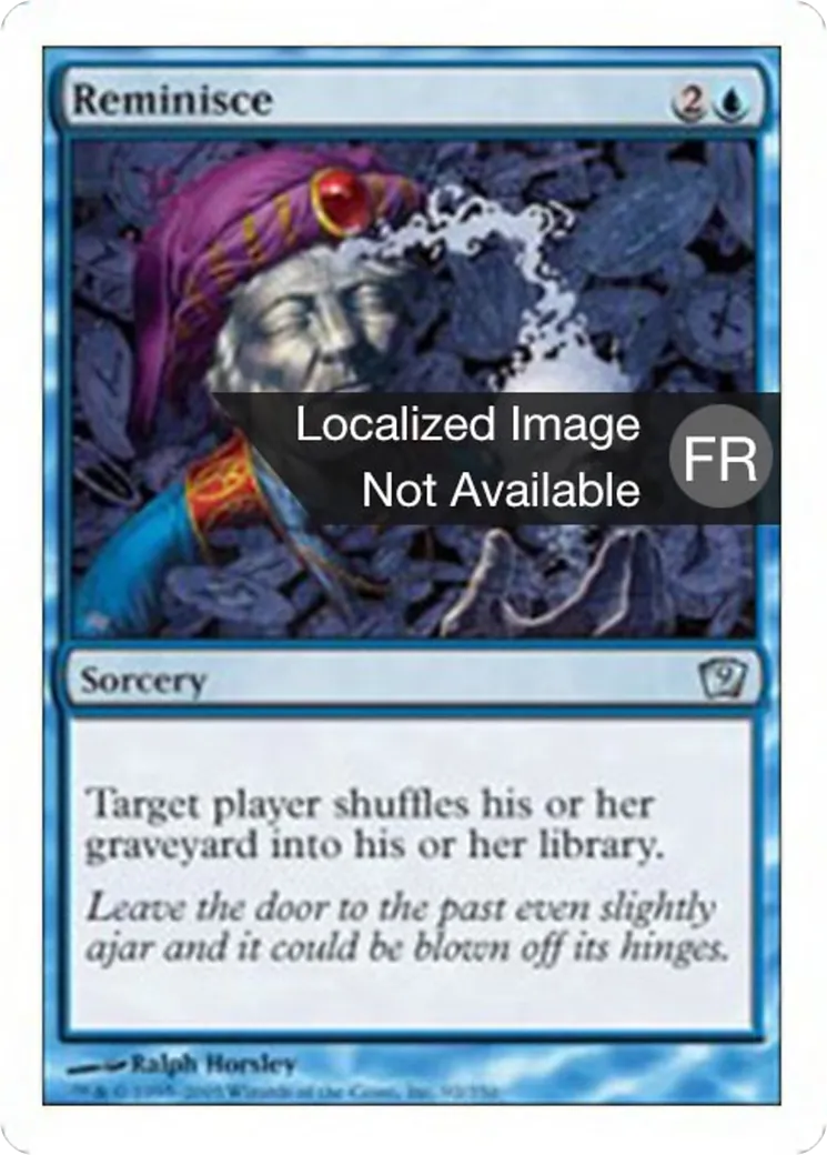 Réminiscence — Ninth Edition — Magic: The Gathering