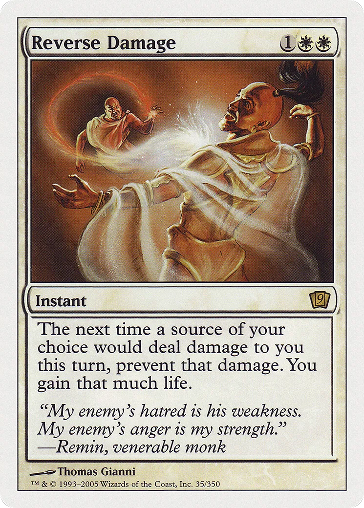 Reverse Damage — Ninth Edition — Magic: The Gathering