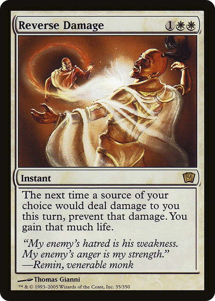 Reverse Damage — Ninth Edition — Magic: The Gathering
