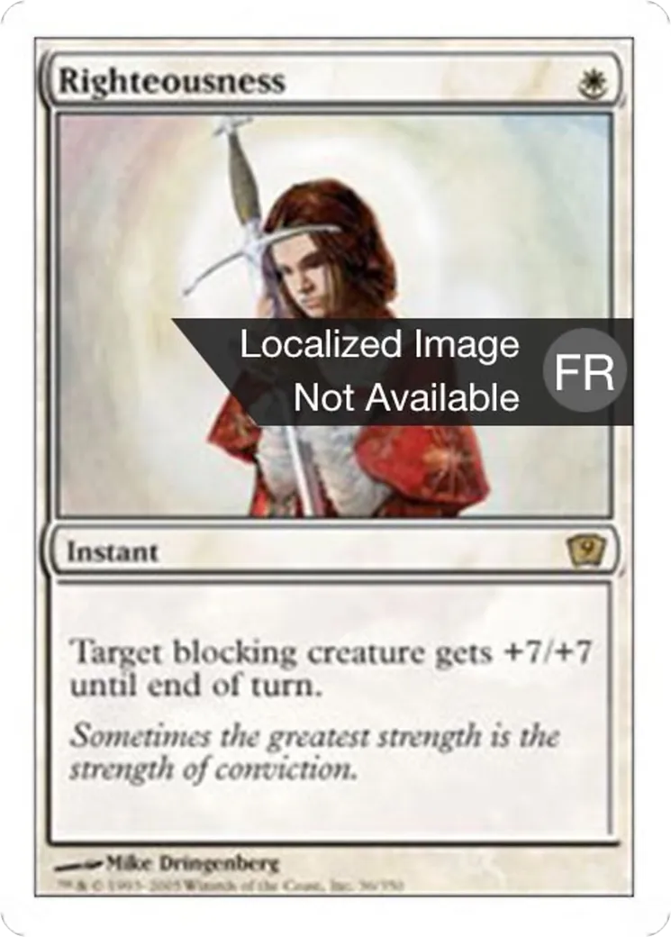 Droiture — Ninth Edition — Magic: The Gathering