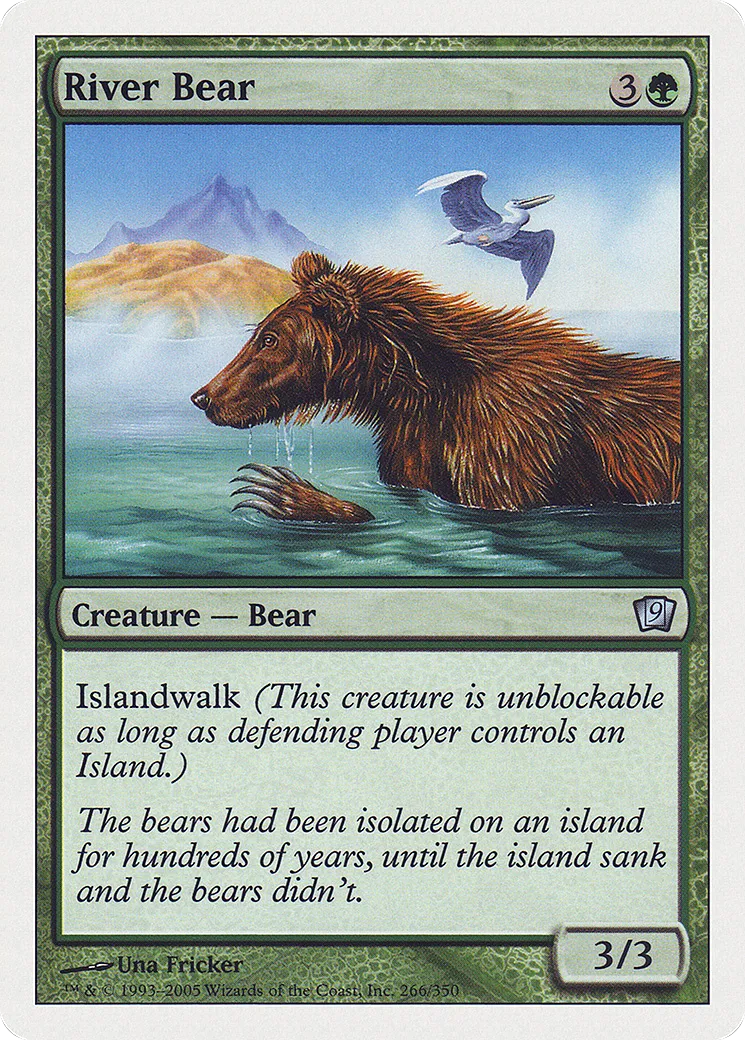River Bear — Ninth Edition — Magic: The Gathering