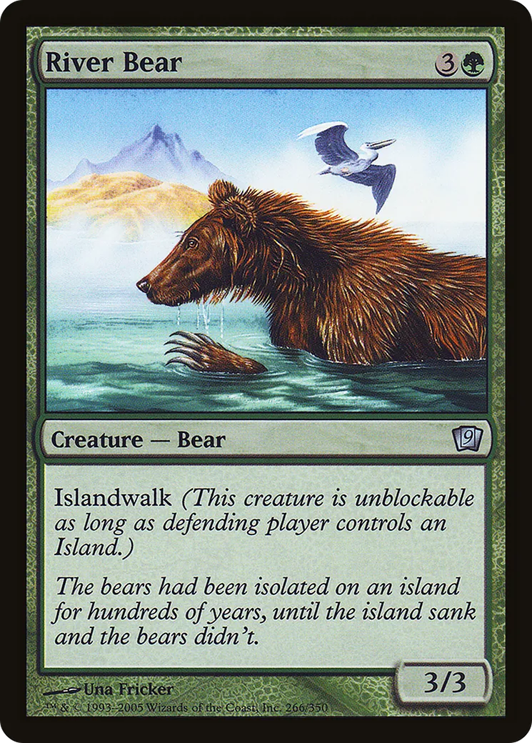 River Bear — Ninth Edition — Magic: The Gathering