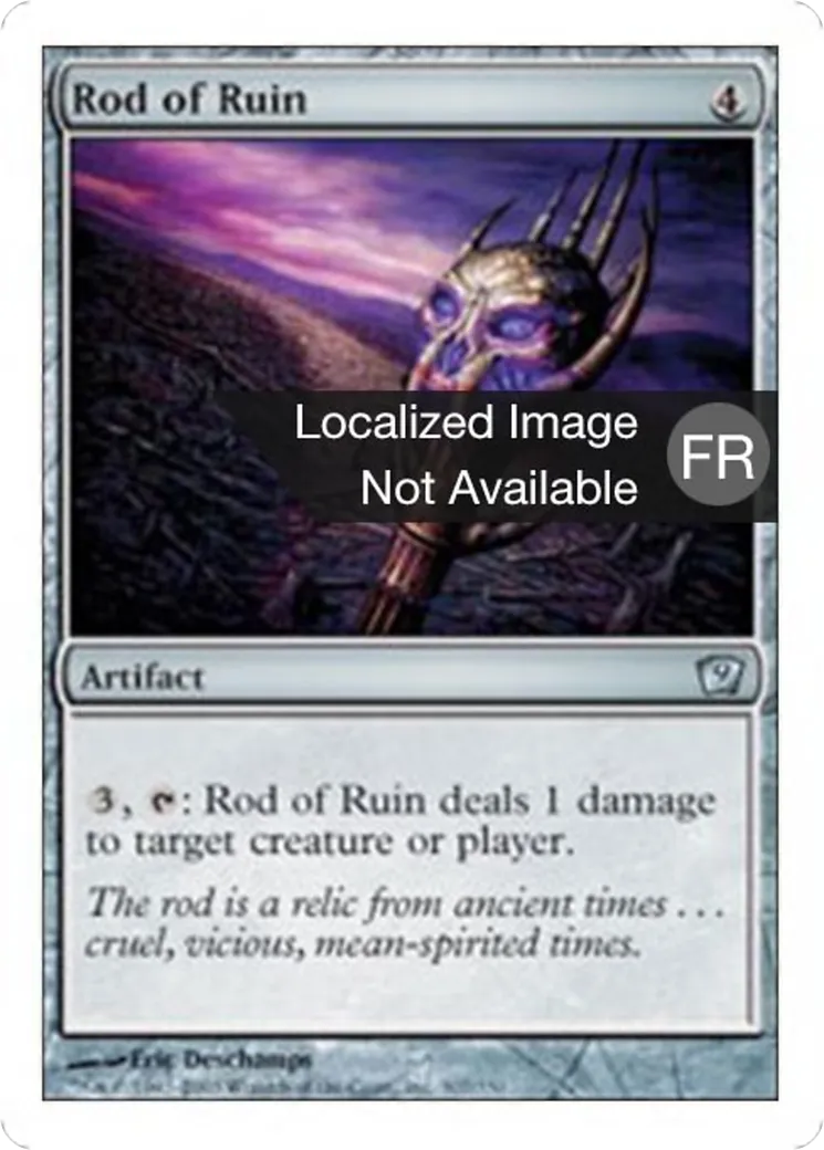 Baguette de ruine — Ninth Edition — Magic: The Gathering