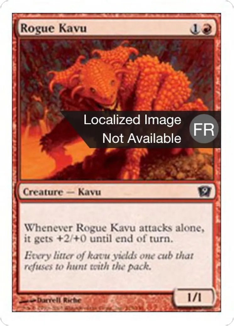 Kavru solitaire — Ninth Edition — Magic: The Gathering