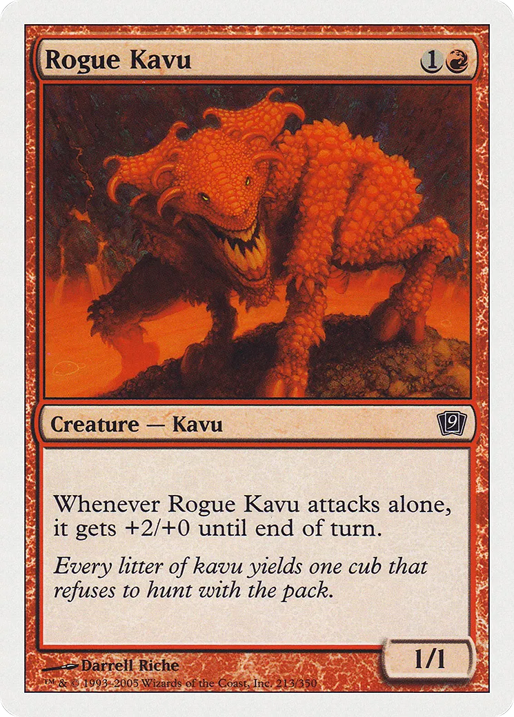 Rogue Kavu — Ninth Edition — Magic: The Gathering