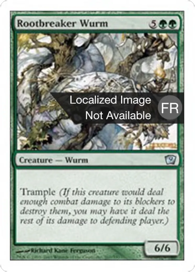 Guivre brise-racines — Ninth Edition — Magic: The Gathering