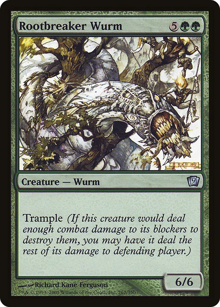 Rootbreaker Wurm — Ninth Edition — Magic: The Gathering