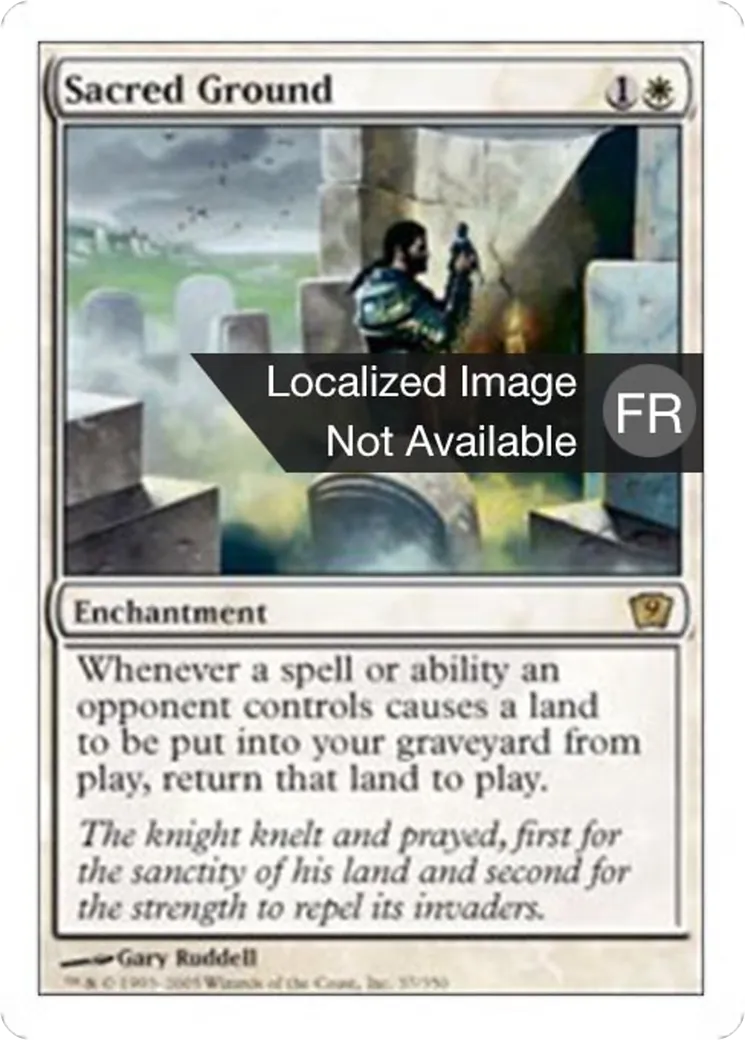 Sol consacré — Ninth Edition — Magic: The Gathering