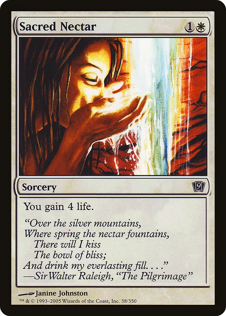 Sacred Nectar — Ninth Edition — Magic: The Gathering