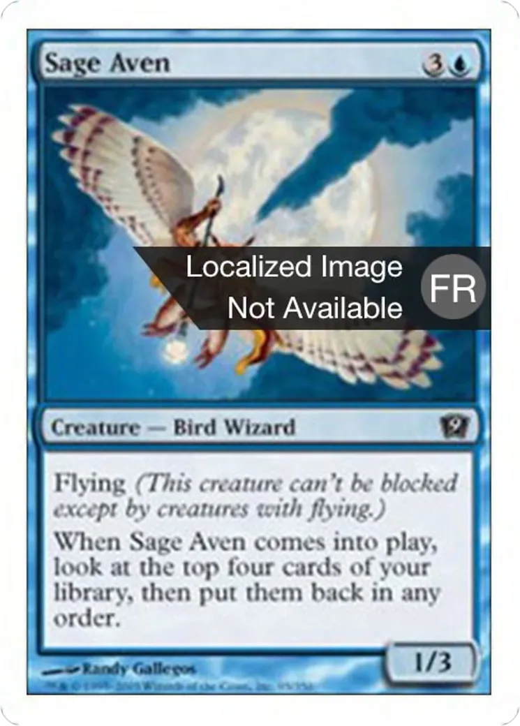 Avemain savant — Ninth Edition — Magic: The Gathering