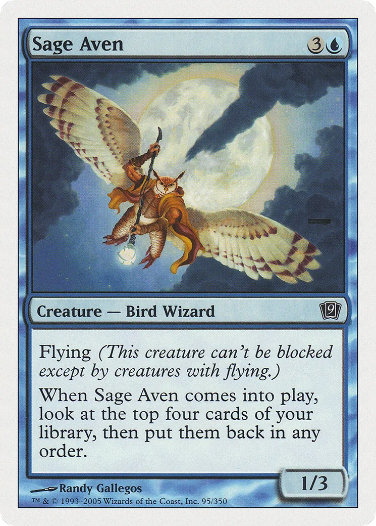 Sage Aven — Ninth Edition — Magic: The Gathering