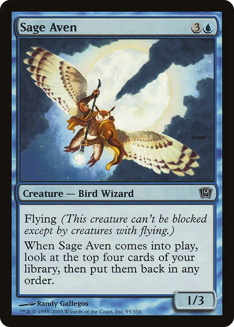 Sage Aven — Ninth Edition — Magic: The Gathering