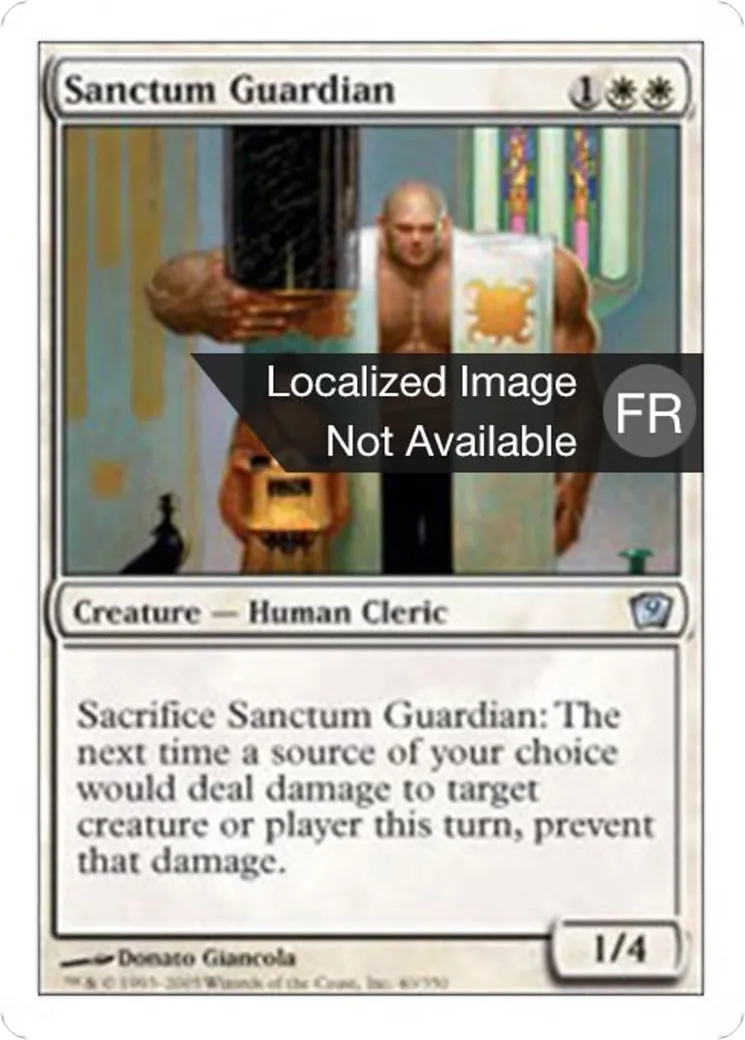 Vigile du sanctuaire — Ninth Edition — Magic: The Gathering