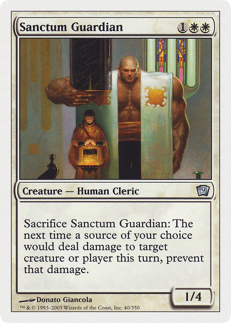 Sanctum Guardian — Ninth Edition — Magic: The Gathering