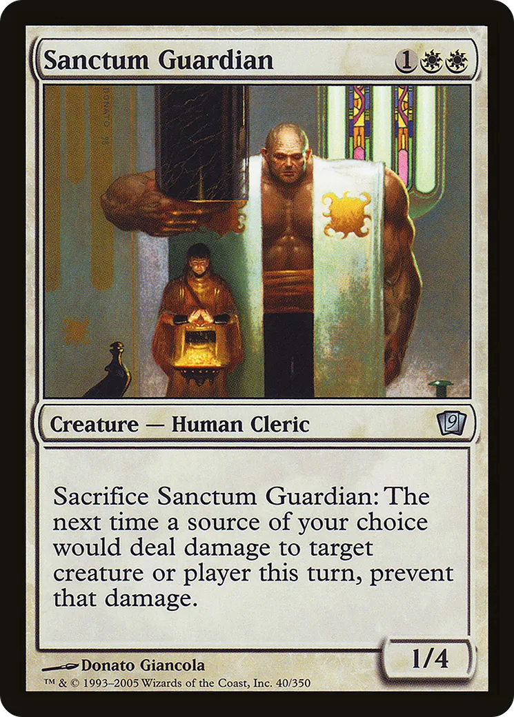 Sanctum Guardian — Ninth Edition — Magic: The Gathering