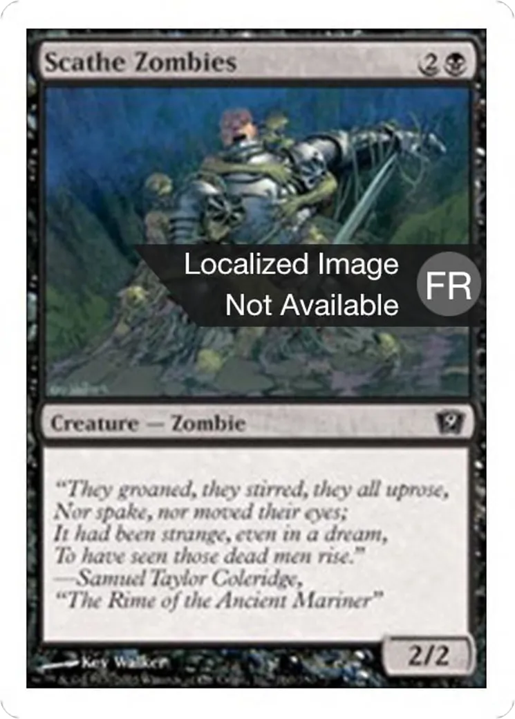 Zombies dévastateurs — Ninth Edition — Magic: The Gathering