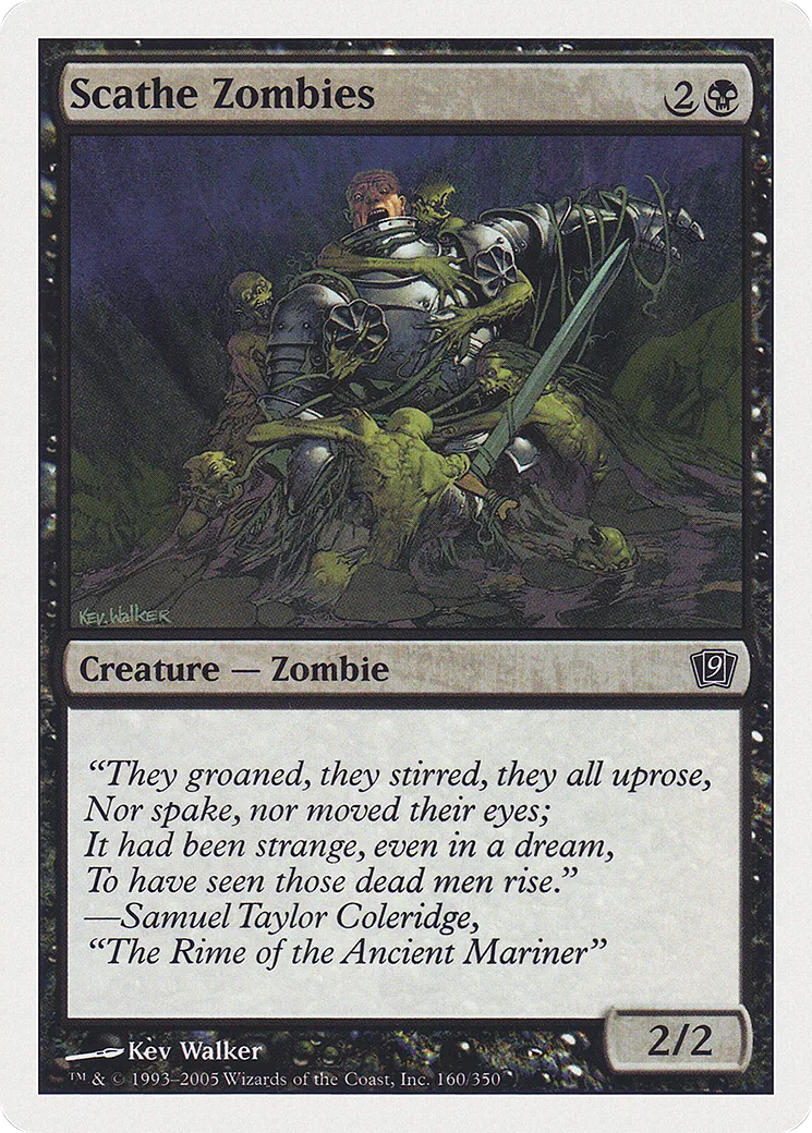 Scathe Zombies — Ninth Edition — Magic: The Gathering