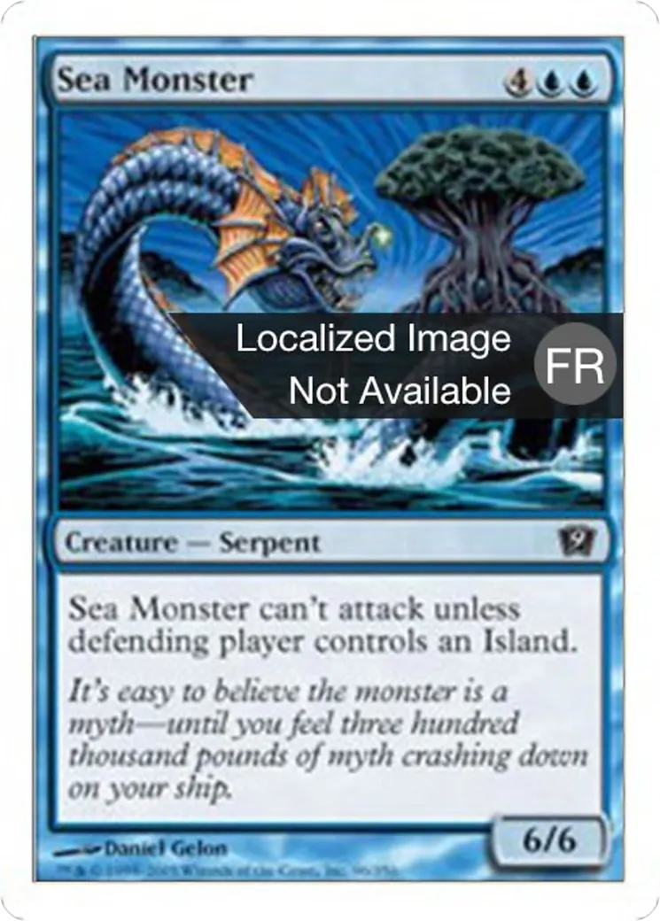 Monstre marin — Ninth Edition — Magic: The Gathering
