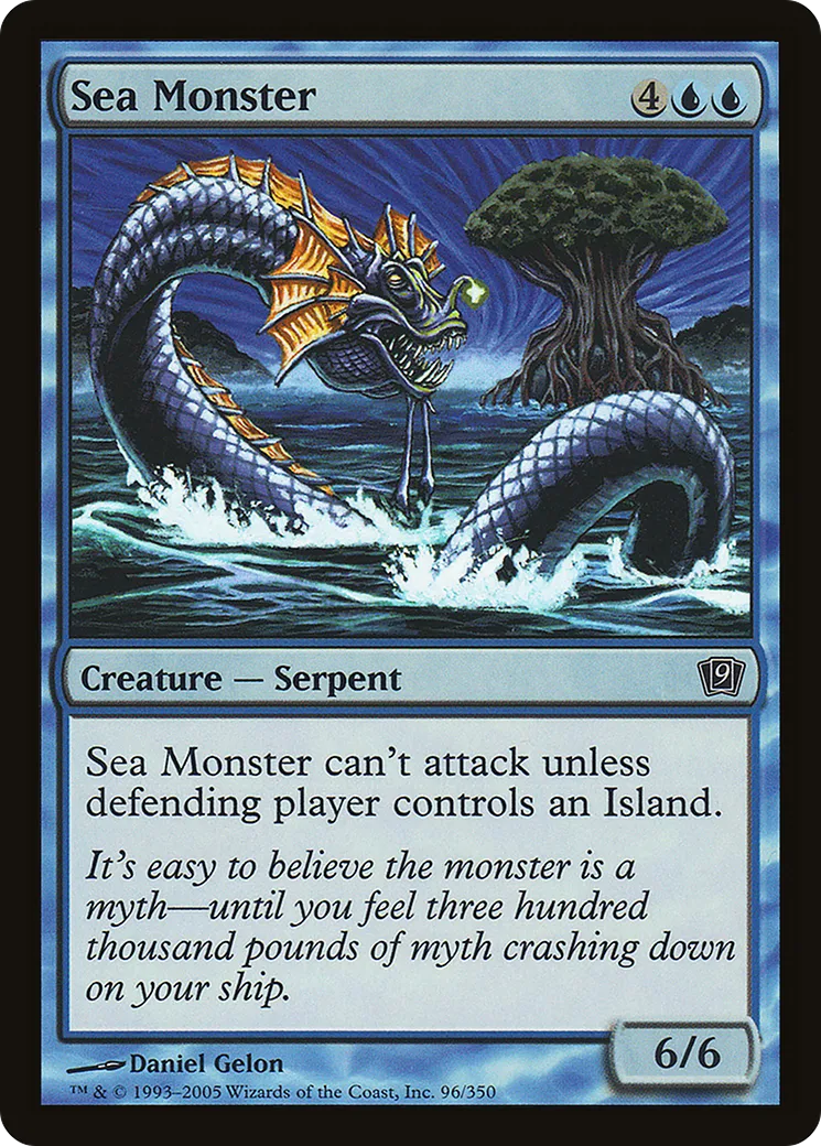 Sea Monster — Ninth Edition — Magic: The Gathering