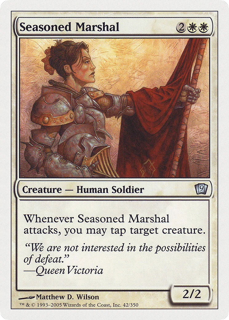 Seasoned Marshal — Ninth Edition — Magic: The Gathering