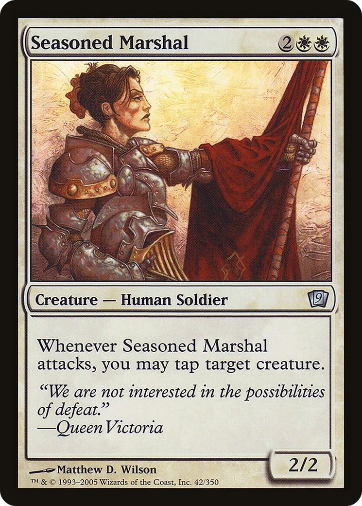 Seasoned Marshal — Ninth Edition — Magic: The Gathering