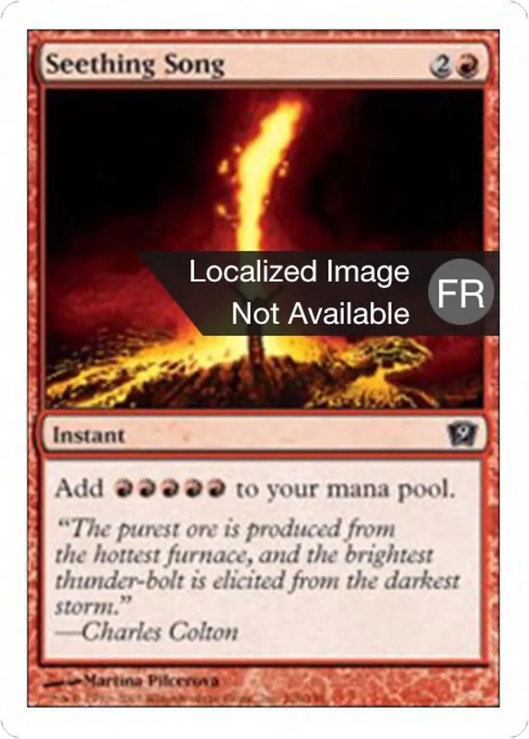 Chant bouillonnant — Ninth Edition — Magic: The Gathering