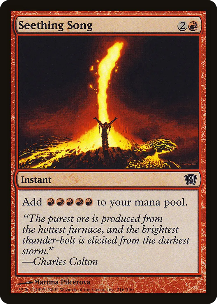 Seething Song — Ninth Edition — Magic: The Gathering