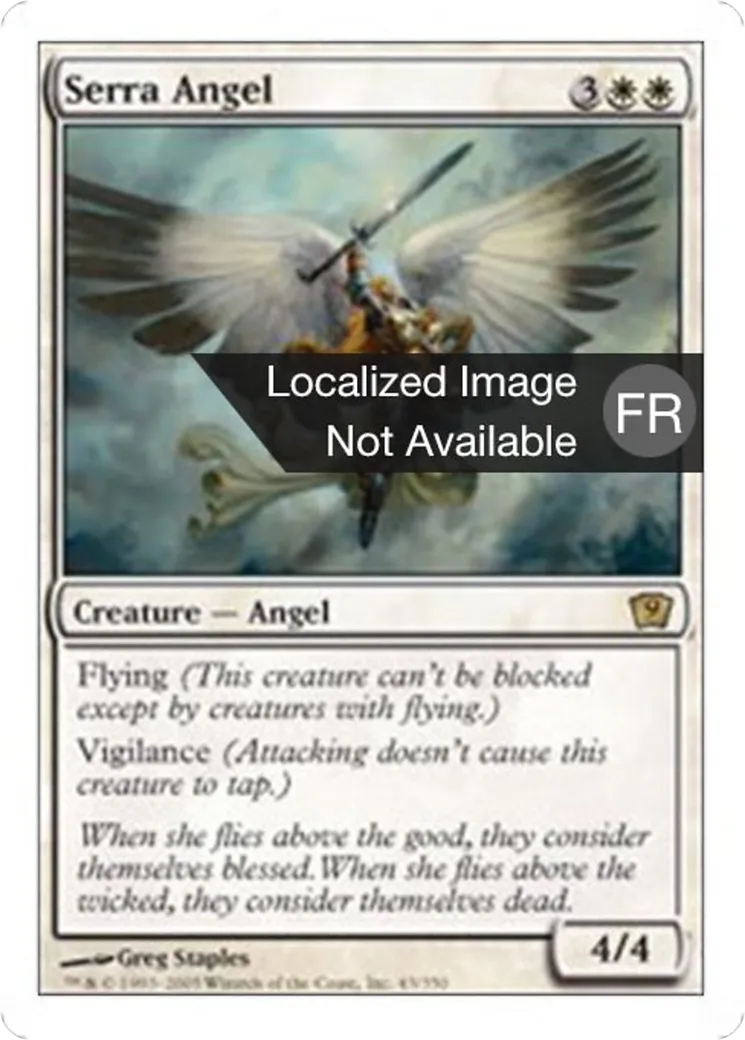 Ange de Serra — Ninth Edition — Magic: The Gathering