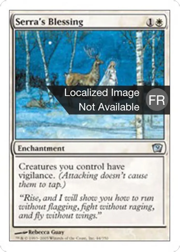 Bénédiction selon Serra — Ninth Edition — Magic: The Gathering