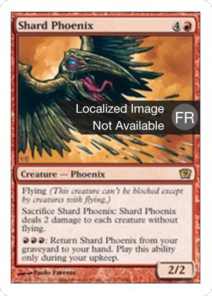 Phénix d'échardes — Ninth Edition — Magic: The Gathering