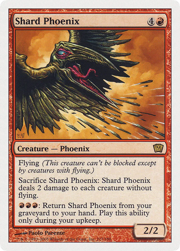 Phénix d'échardes — Ninth Edition — Magic: The Gathering