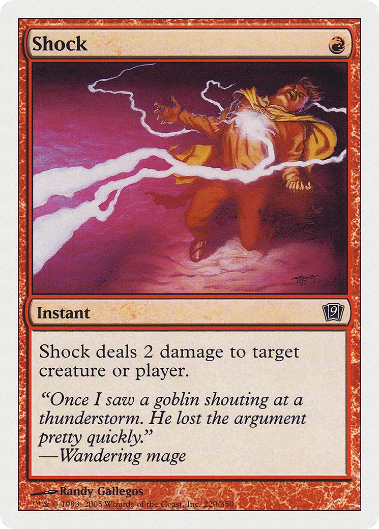 Shock — Ninth Edition — Magic: The Gathering