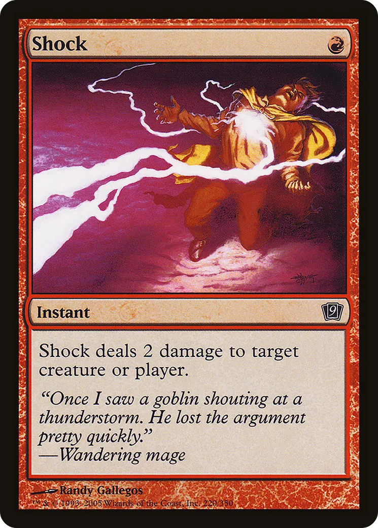 Shock — Ninth Edition — Magic: The Gathering