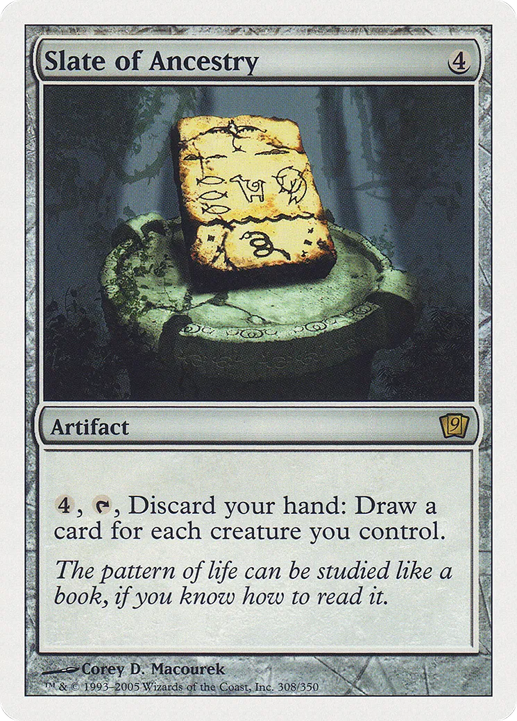 Slate of Ancestry — Ninth Edition — Magic: The Gathering