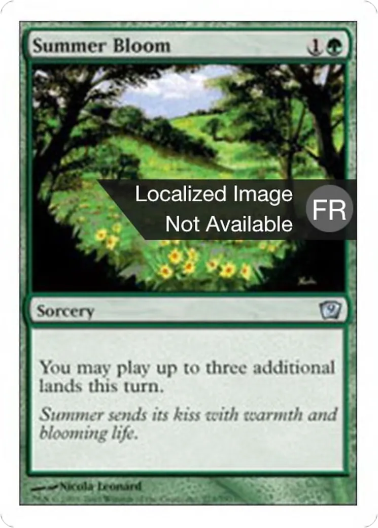 Floraison estivale — Ninth Edition — Magic: The Gathering
