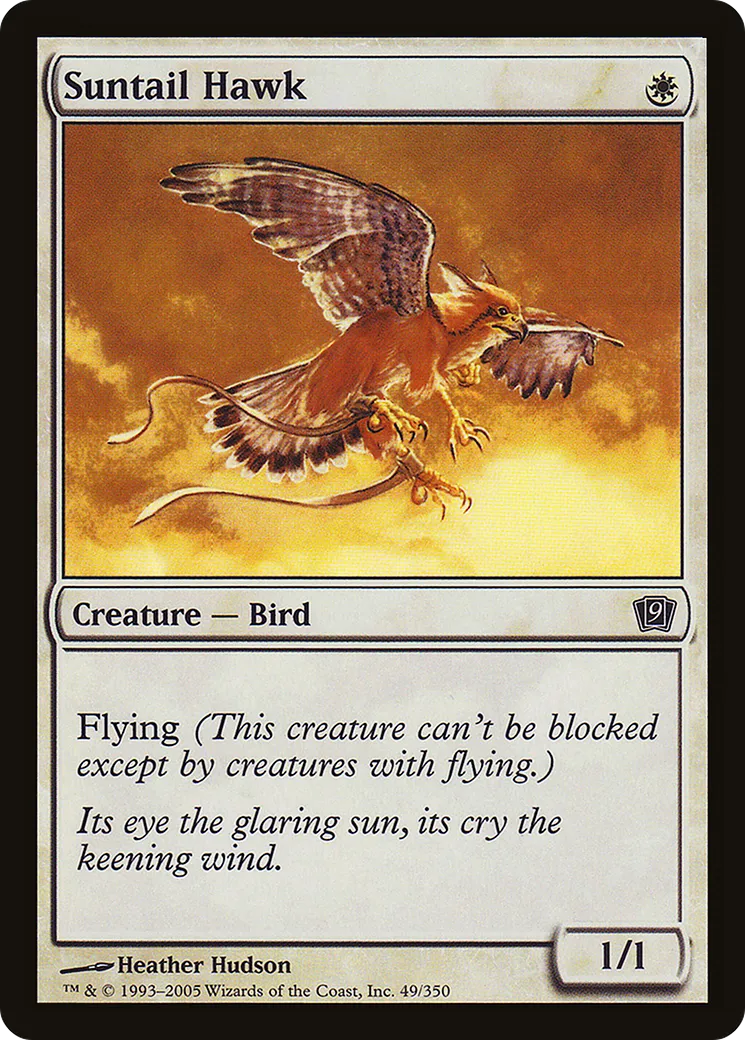 Suntail Hawk — Ninth Edition — Magic: The Gathering